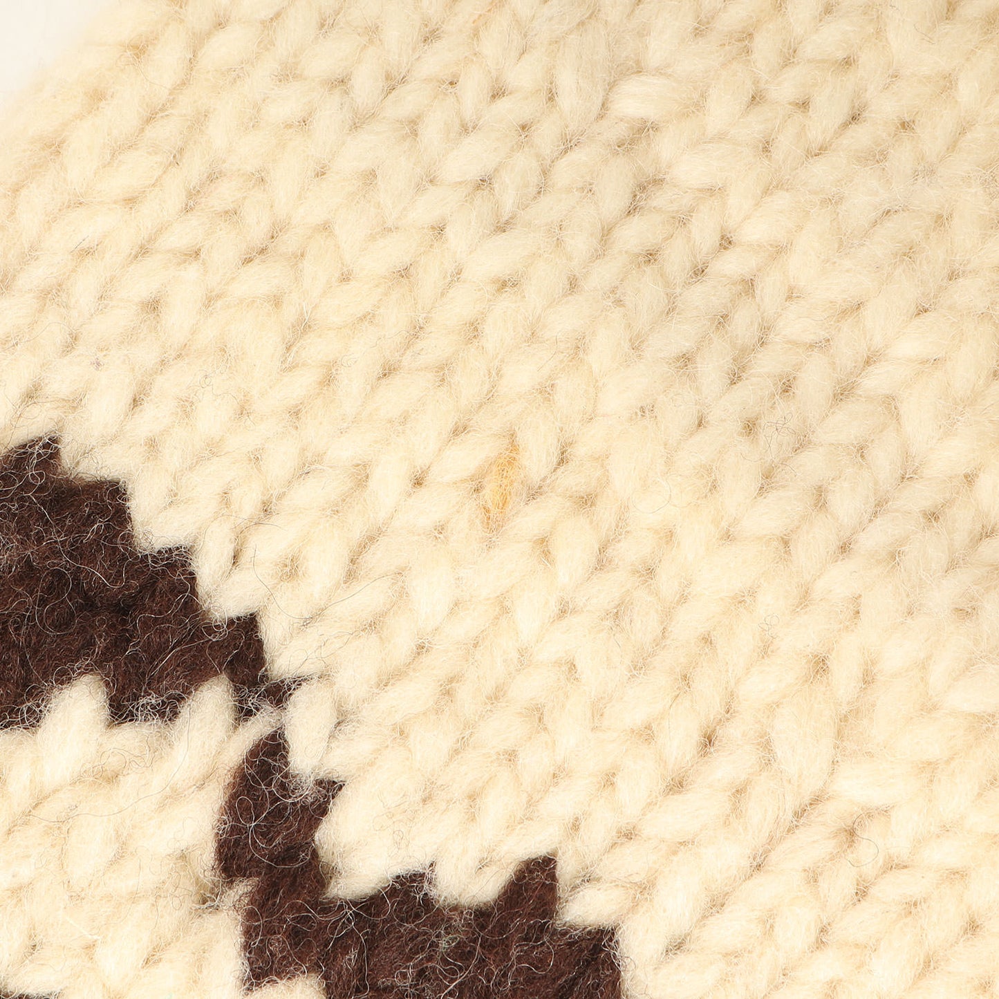 トナカイ柄 トグル付き カウチンニット フルジップ ダッフルコート カナダ製