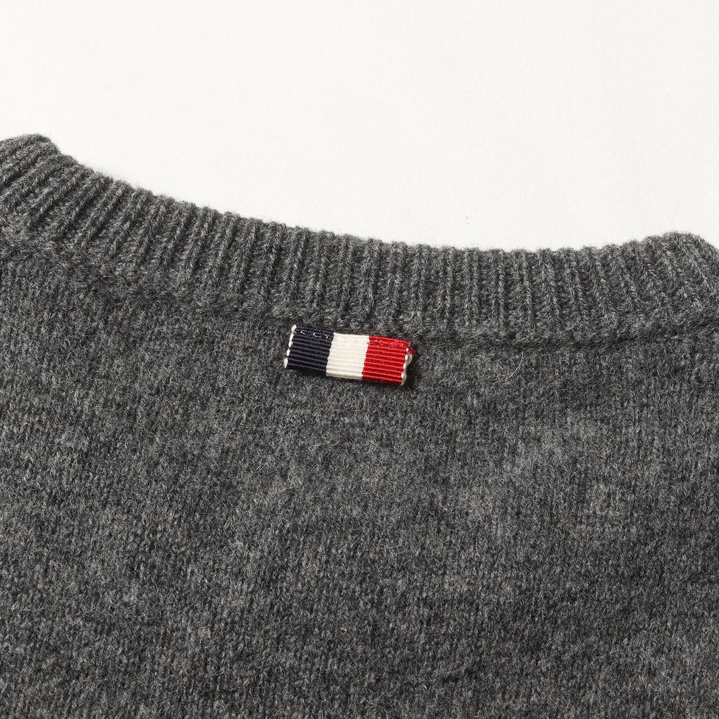 BOXロゴ ウールニット クルーネック セーター(MAGLIONE TRICOT GIROCOLLO)