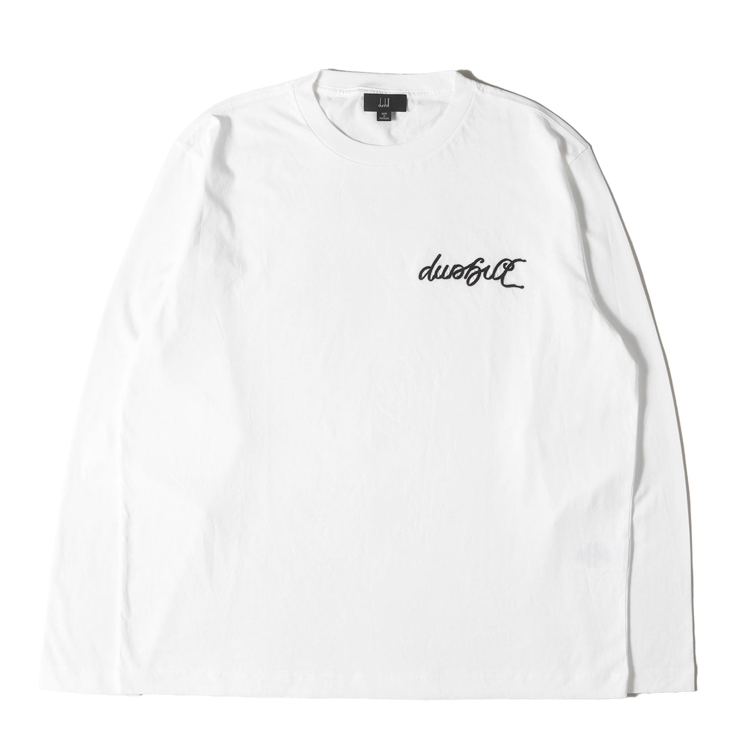 dunhill (ダンヒル) 近年モデル チェーン刺繍ロゴ ロングスリーブ T 