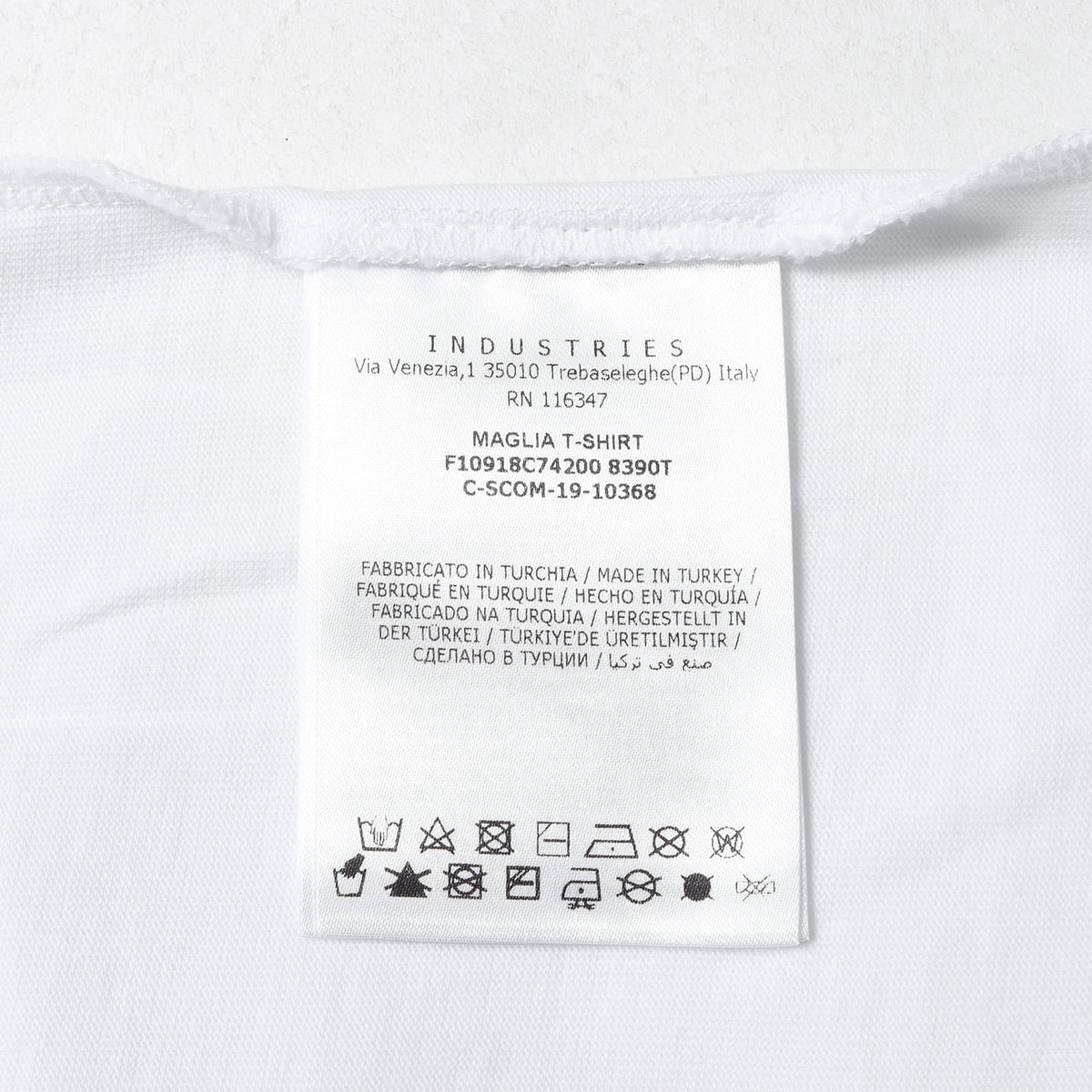 20SS マジックテープワッペン クルーネック Tシャツ(MAGLIA T-SHIRT)