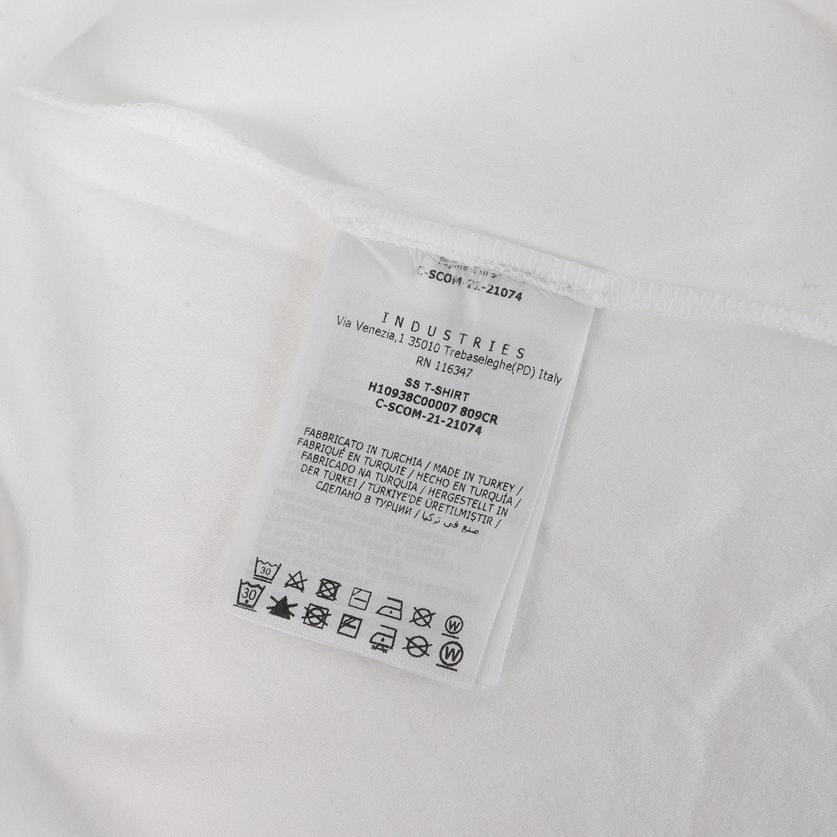 21SS メッセージロゴ クルーネック Tシャツ(SS TSHIRT)