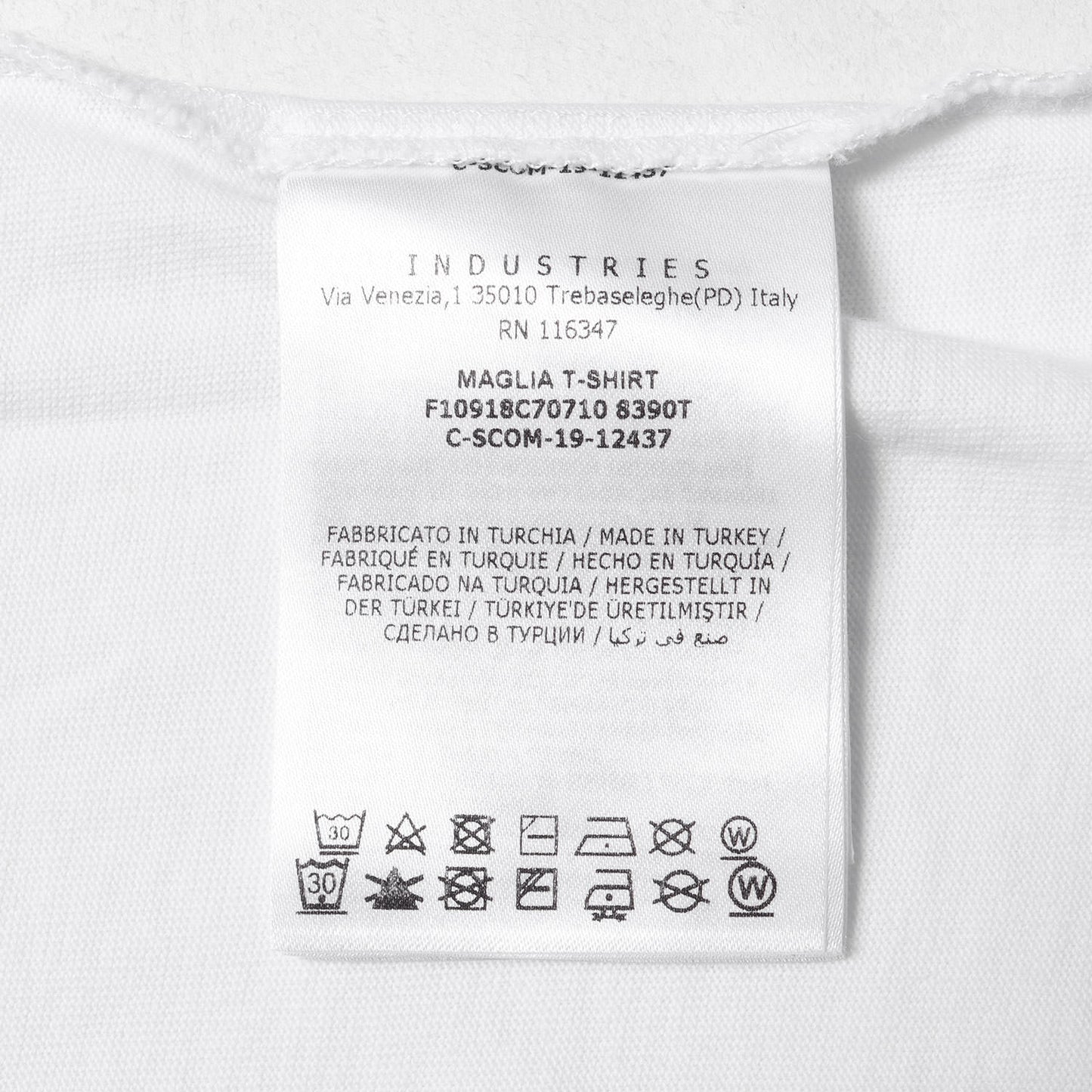 20SS ラインロゴ クルーネック Tシャツ(MAGLIA T-SHIRT)