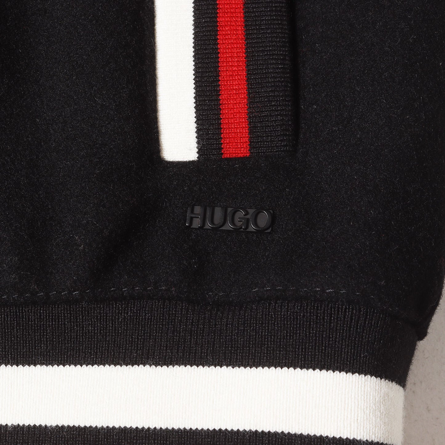 メルトンウール フルジップ ジャケット / スタジャン