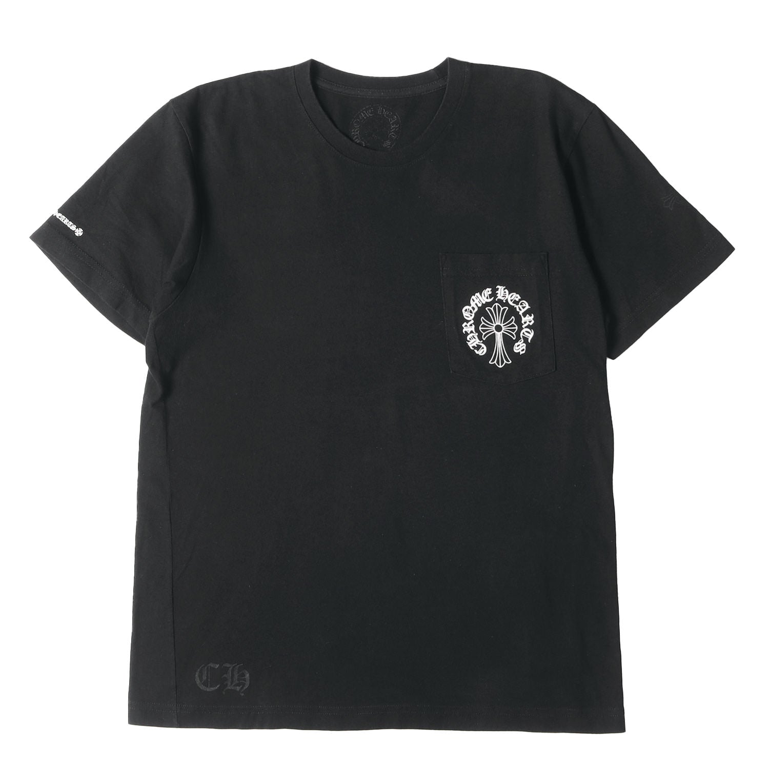 CHROME HEARTS (クロムハーツ) CHクロス & ホースシュー ポケット T 
