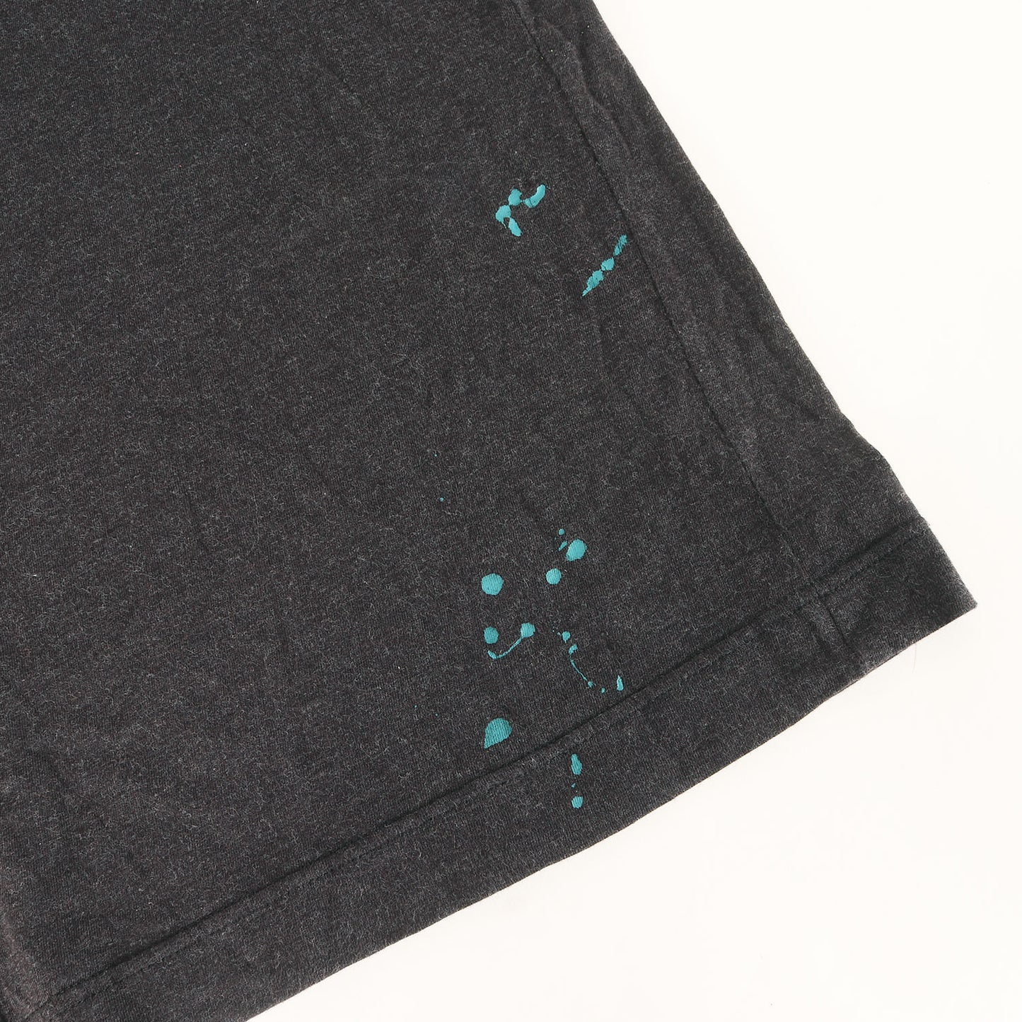 24SS ドリップペイントDGロゴ ポケット Tシャツ(Flocked Paint Splatter Melange Cotton jersey T-Shirt)