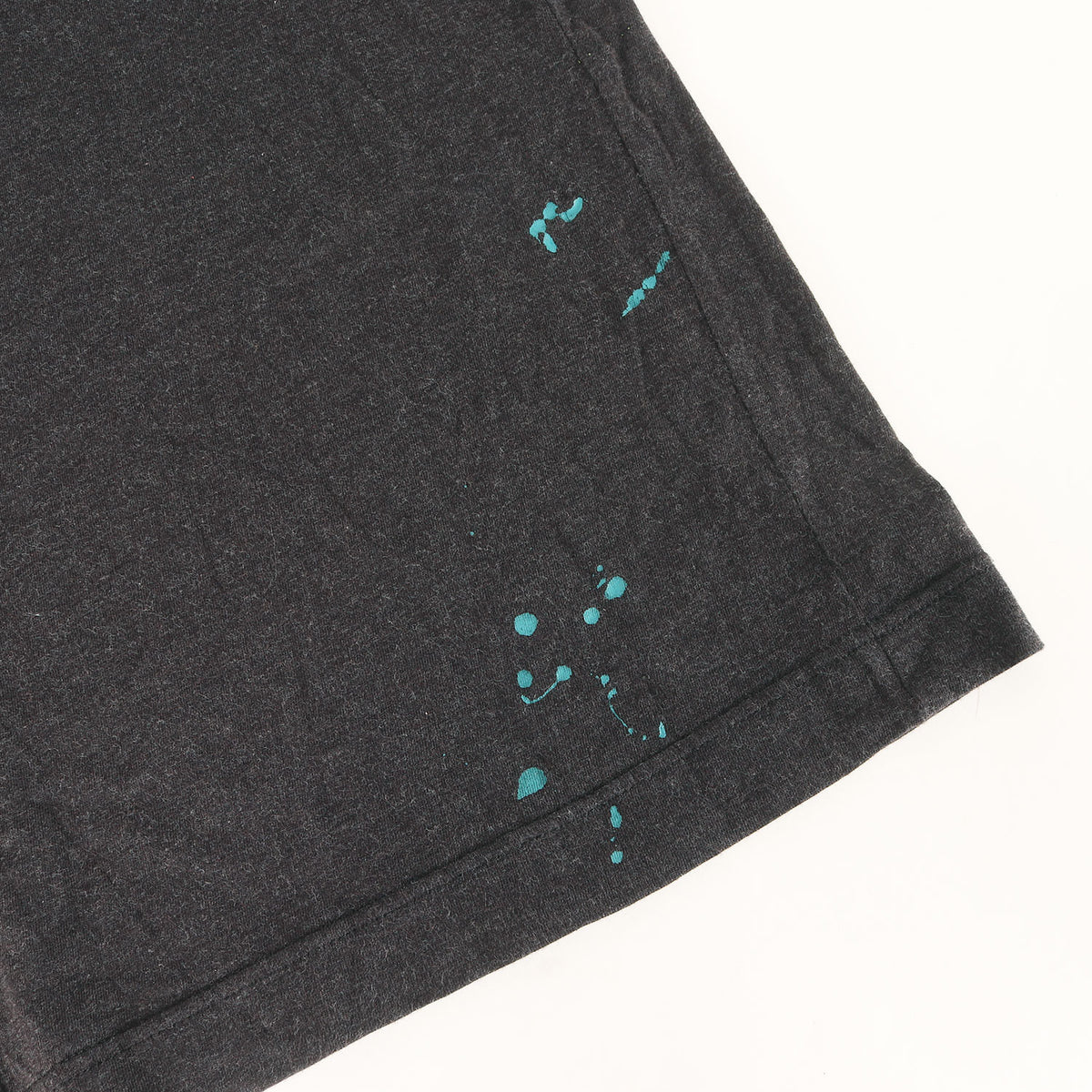 24SS ドリップペイントDGロゴ ポケット Tシャツ(Flocked Paint Splatter Melange Cotton jersey T-Shirt)