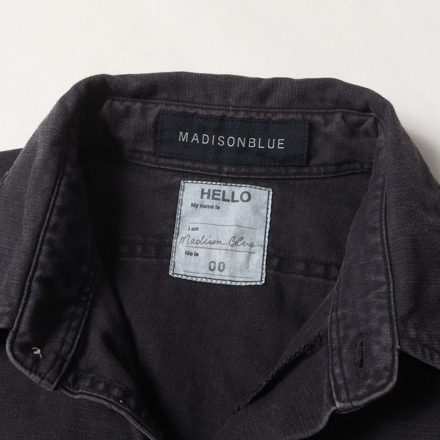 ハンプトン バックサテン ミリタリーシャツ(HAMPTON BACK SATIN SHIRT)