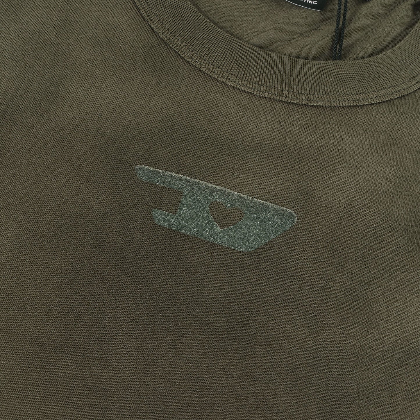 近年モデル フェード加工 リフレクター ロゴマーク Tシャツ(T-WASH-OUT-F-NEW T-SHIRT)