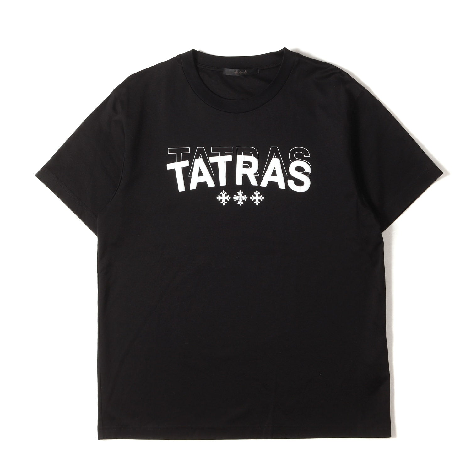 TATRAS (タトラス) 24SS 発泡プリントロゴ クルーネック Tシャツ 