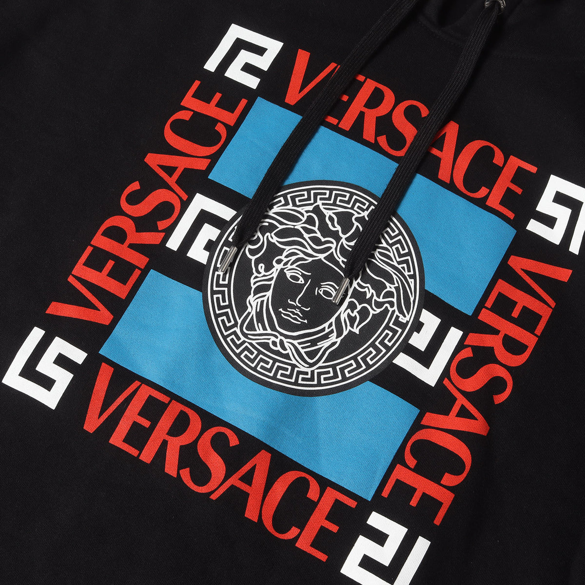 21AW メデューサ ボックスロゴ スウェットパーカー(Medusa Box Logo Popover Hoody)