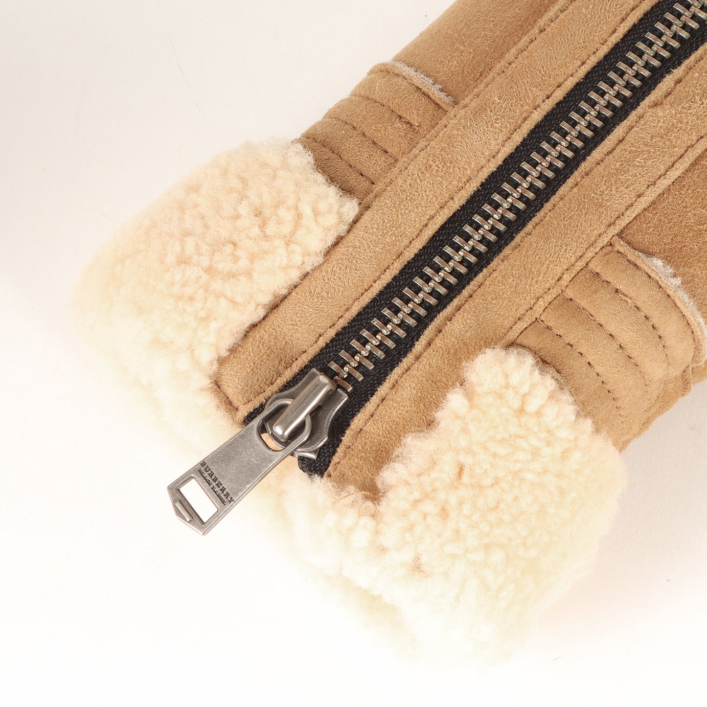 シープムートン レザー ダッフル ジャケット