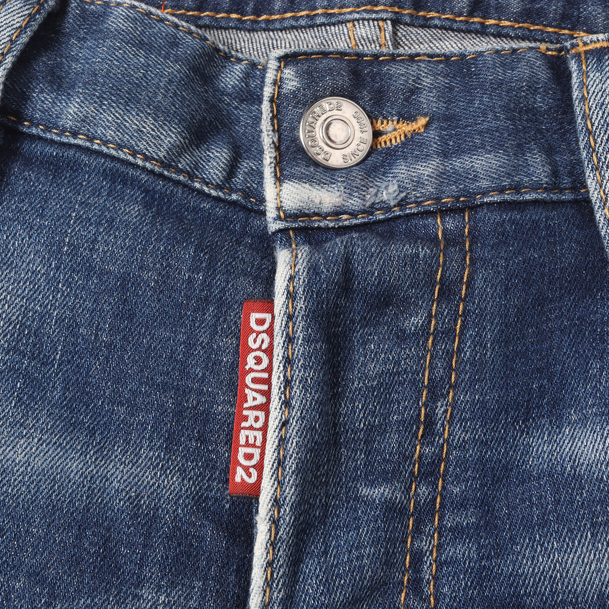 21AW スケーター ダメージリペア加工 ストレッチ デニムパンツ(Skater Jean)