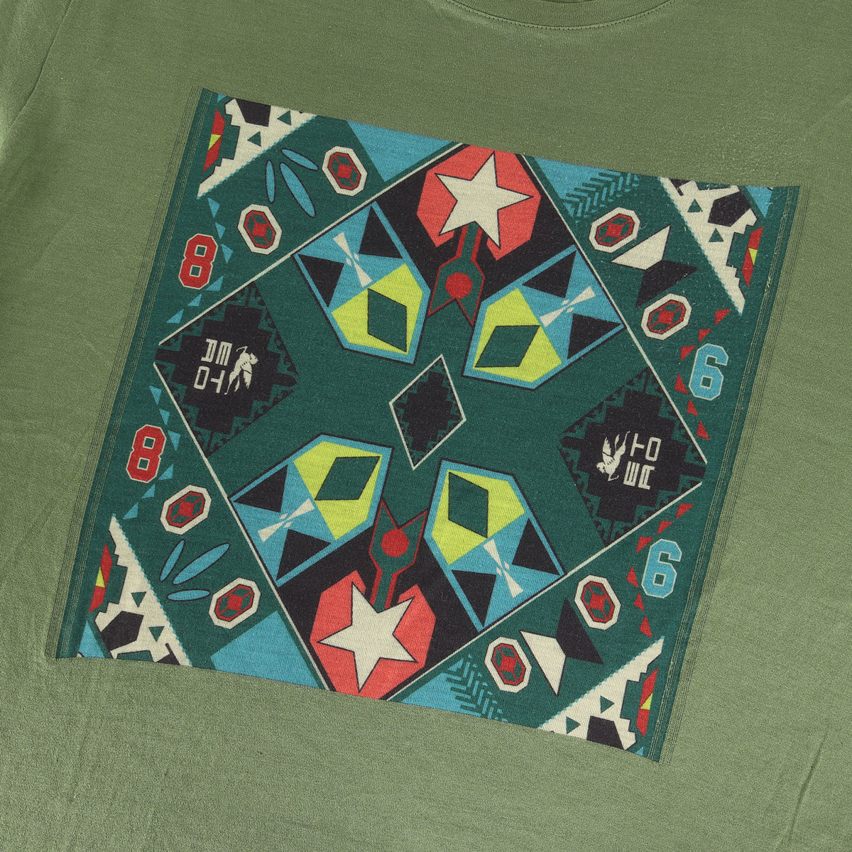 22AW スカーフ デザイン クルーネック Tシャツ