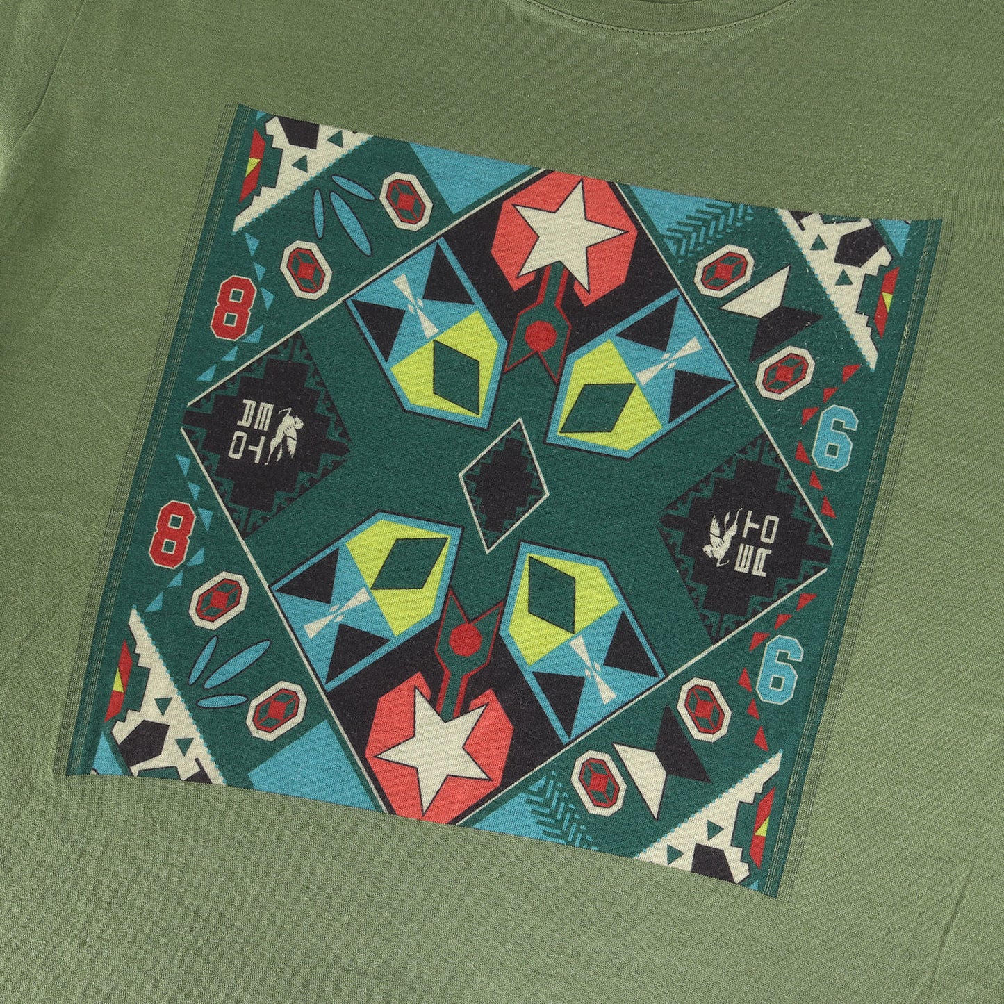 22AW スカーフ デザイン クルーネック Tシャツ