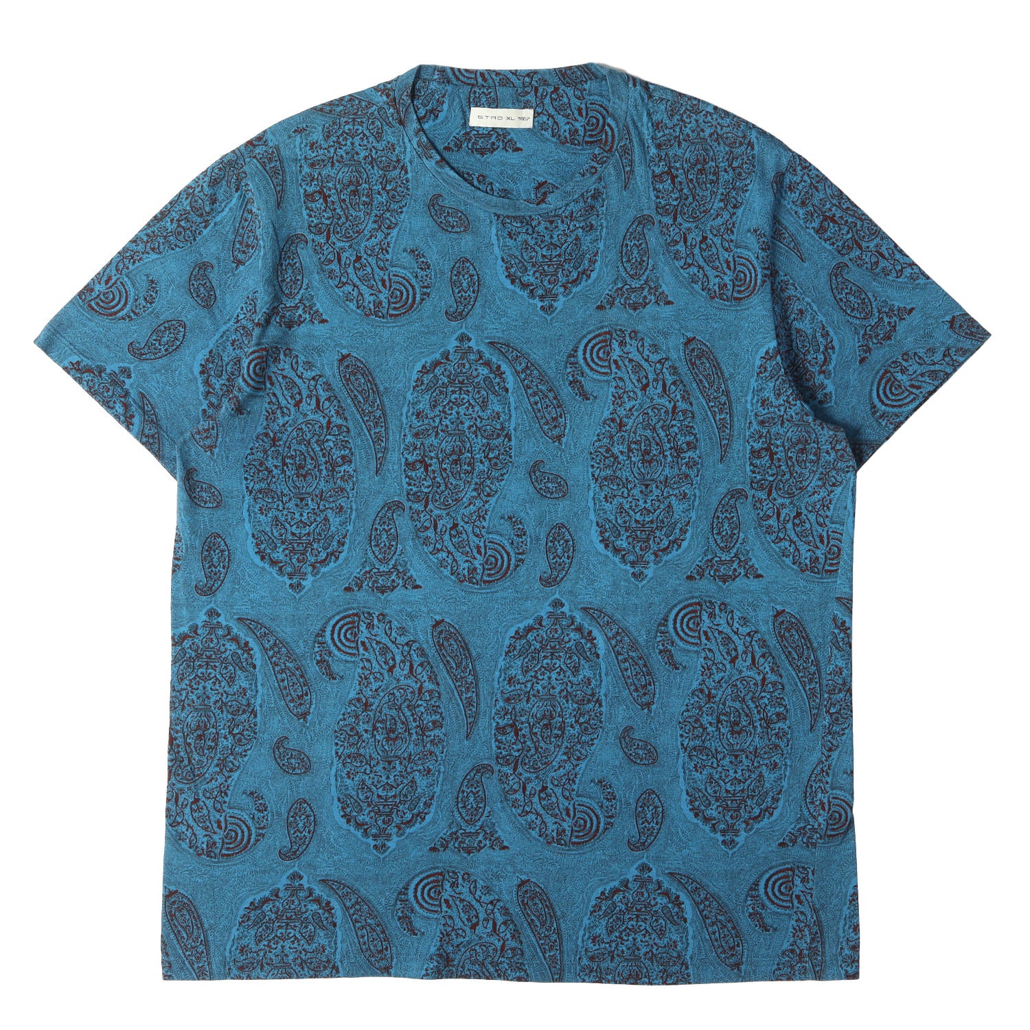 ETRO (エトロ) 20SS ビッグペイズリー柄 クルーネック Tシャツ 