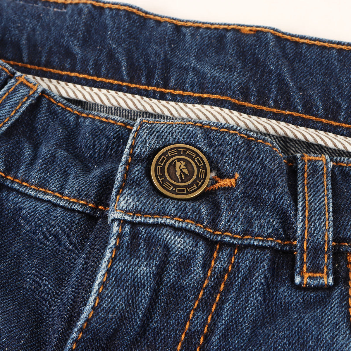 24SS ユーズド加工 5ポケット デニムパンツ