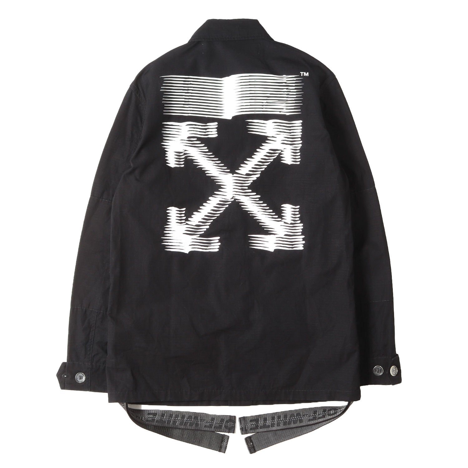 OFF-WHITE (オフホワイト) アローマーク ミリタリー シャツジャケット 
