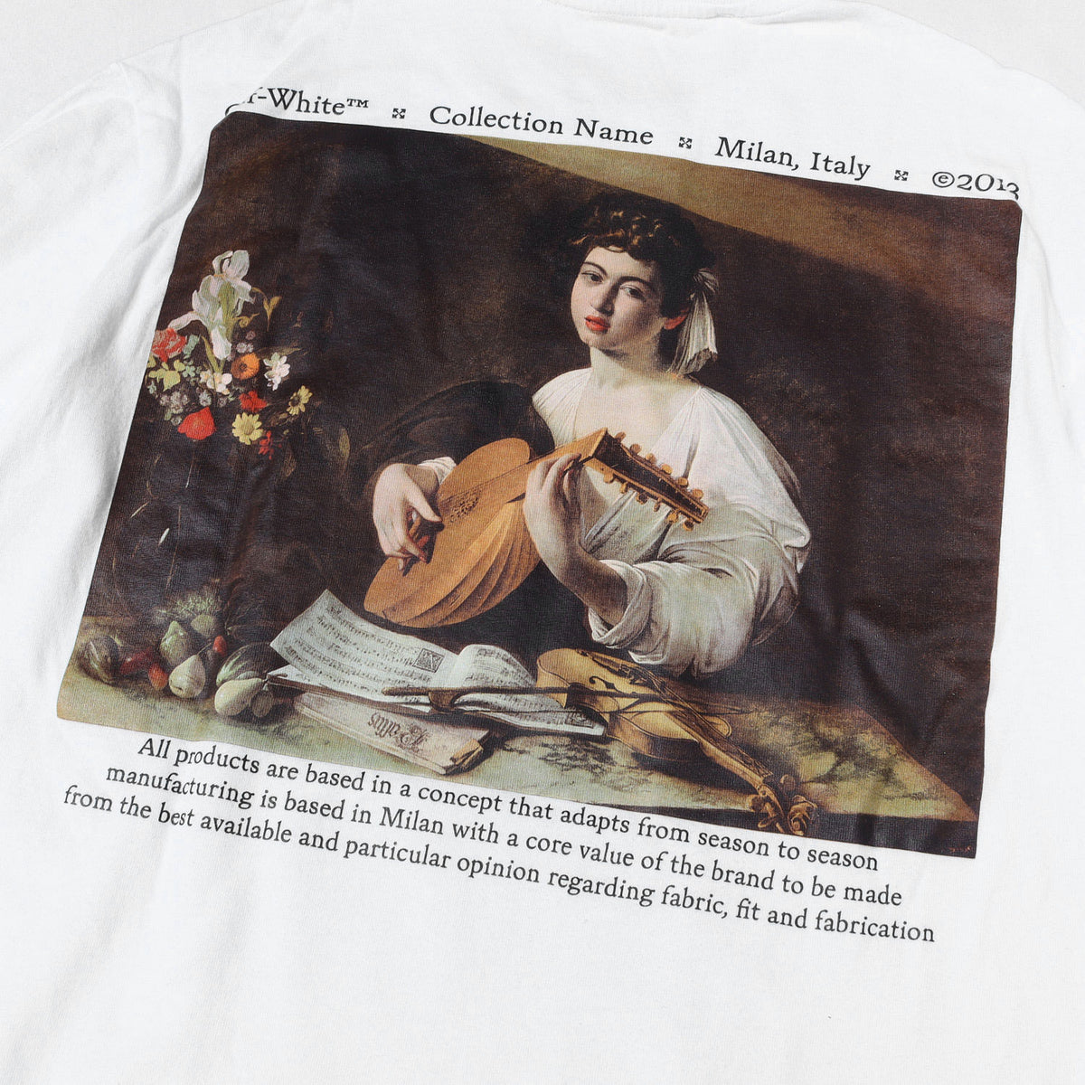 22SS 絵画グラフィック スリムフィット ロングスリーブ Tシャツ