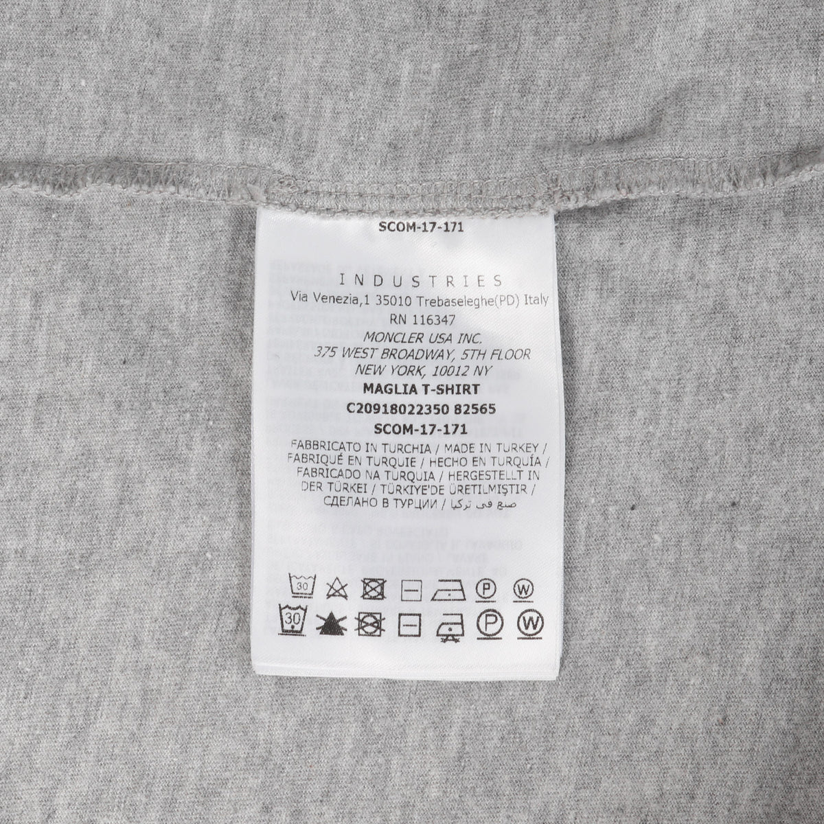 キャラワッペン クルーネック Tシャツ(MAGLIA T-SHIRT)