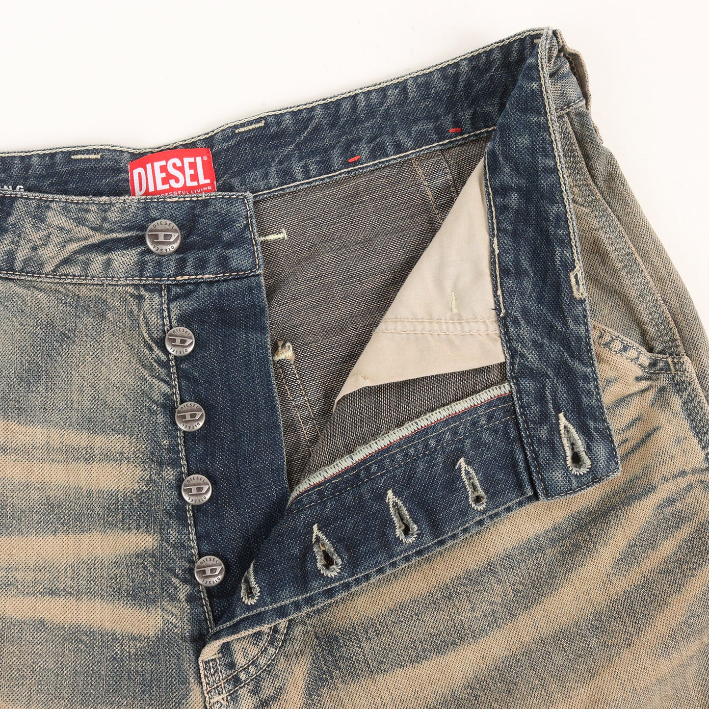 24AW ヴィンテージ加工 ペインター デニムショーツ(D-LIVERY-SHORT)