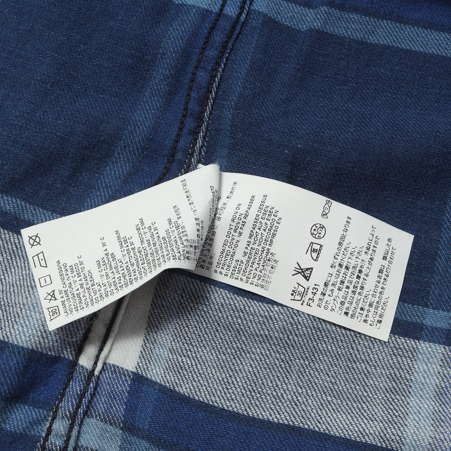 ブリーチ加工 ボタンダウン チェック ネルシャツ