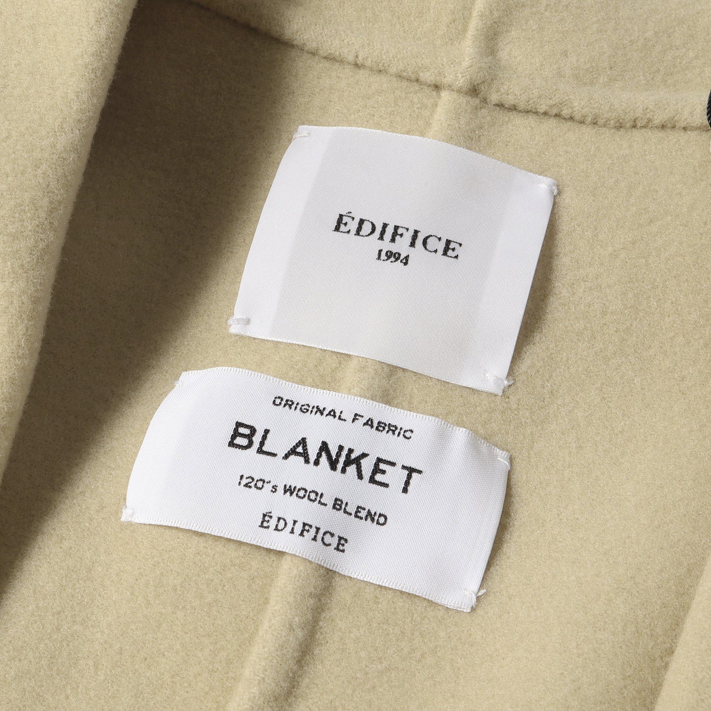 21AW 120s WOOL ウール ナイロン ブレンド モッサ ショールカラー ロング コート