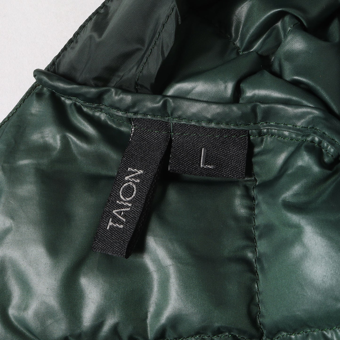 キルティング ノーカラー ナイロン インナー ダウンジャケット / ライナー