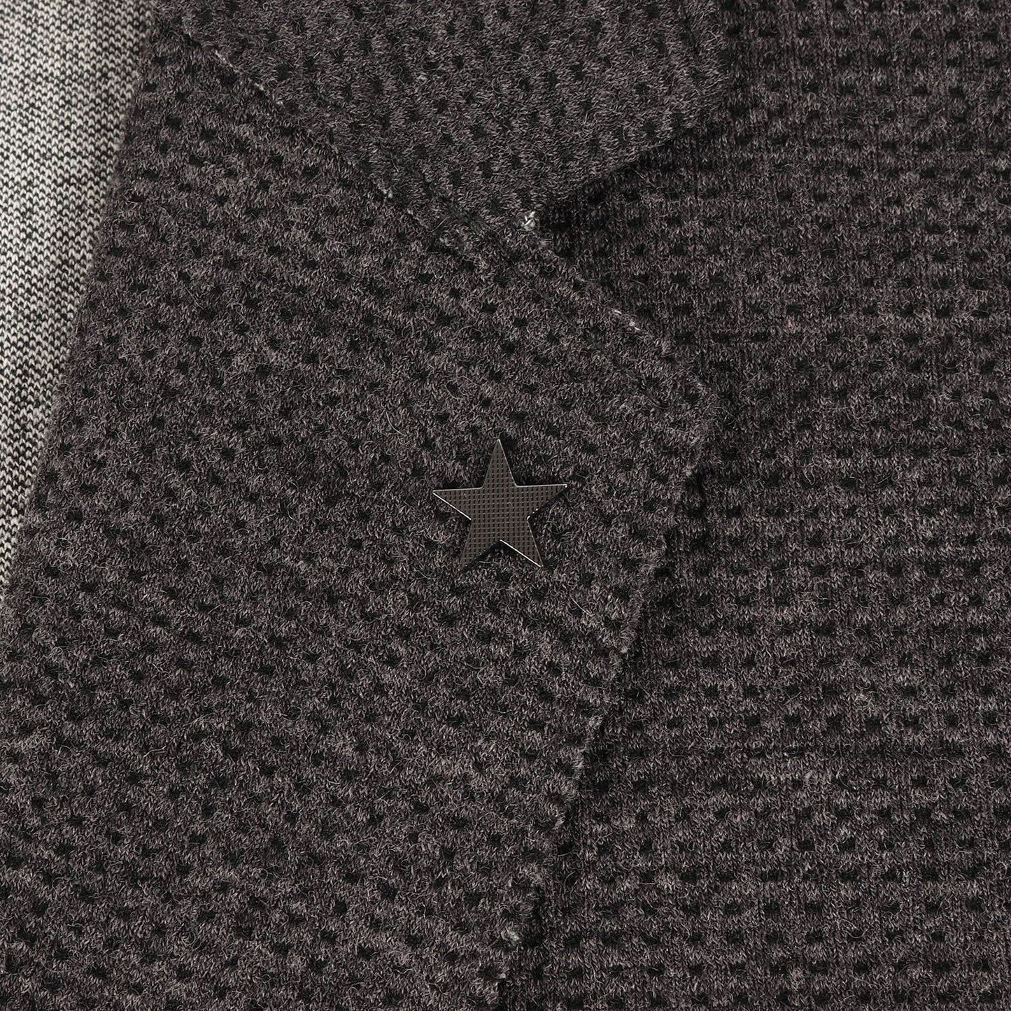 ブートニエール付き ストレッチ ジャージー 2B テーラード ジャケット