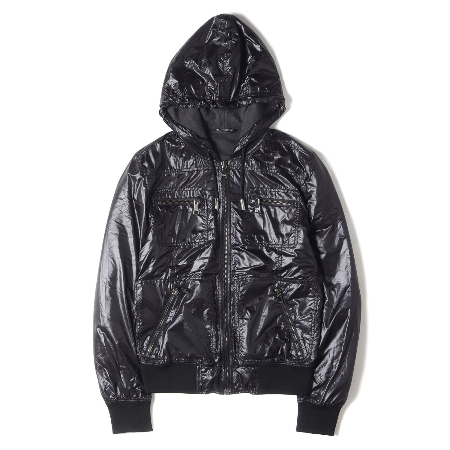 ドルチェアンドガッバーナ黒ジップブルゾン