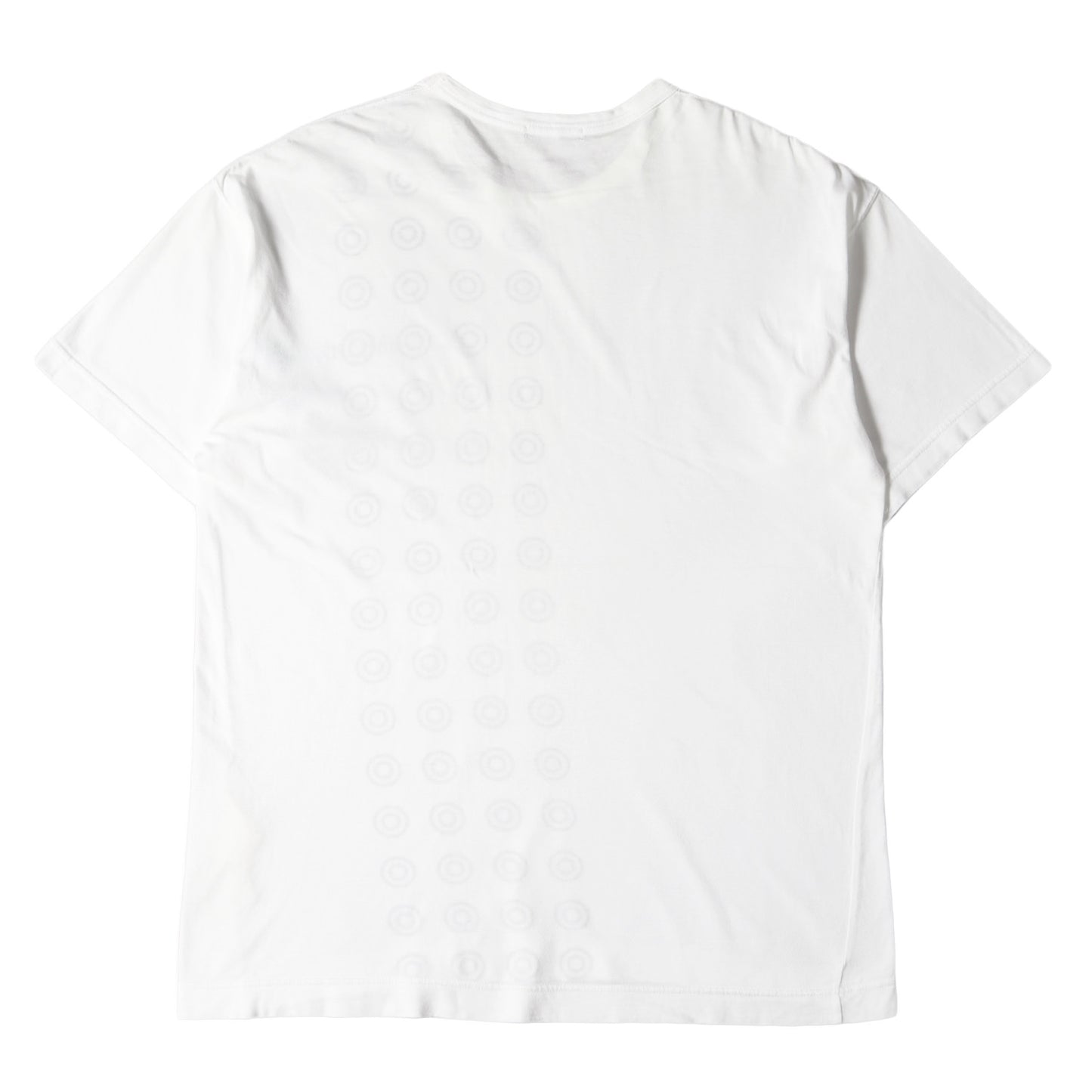 99AW 裏刷り ダブルサークルグラフィックロゴ Tシャツ (HT-020400) / クルーネック HOMME 田中オム 名作 アーカイブ