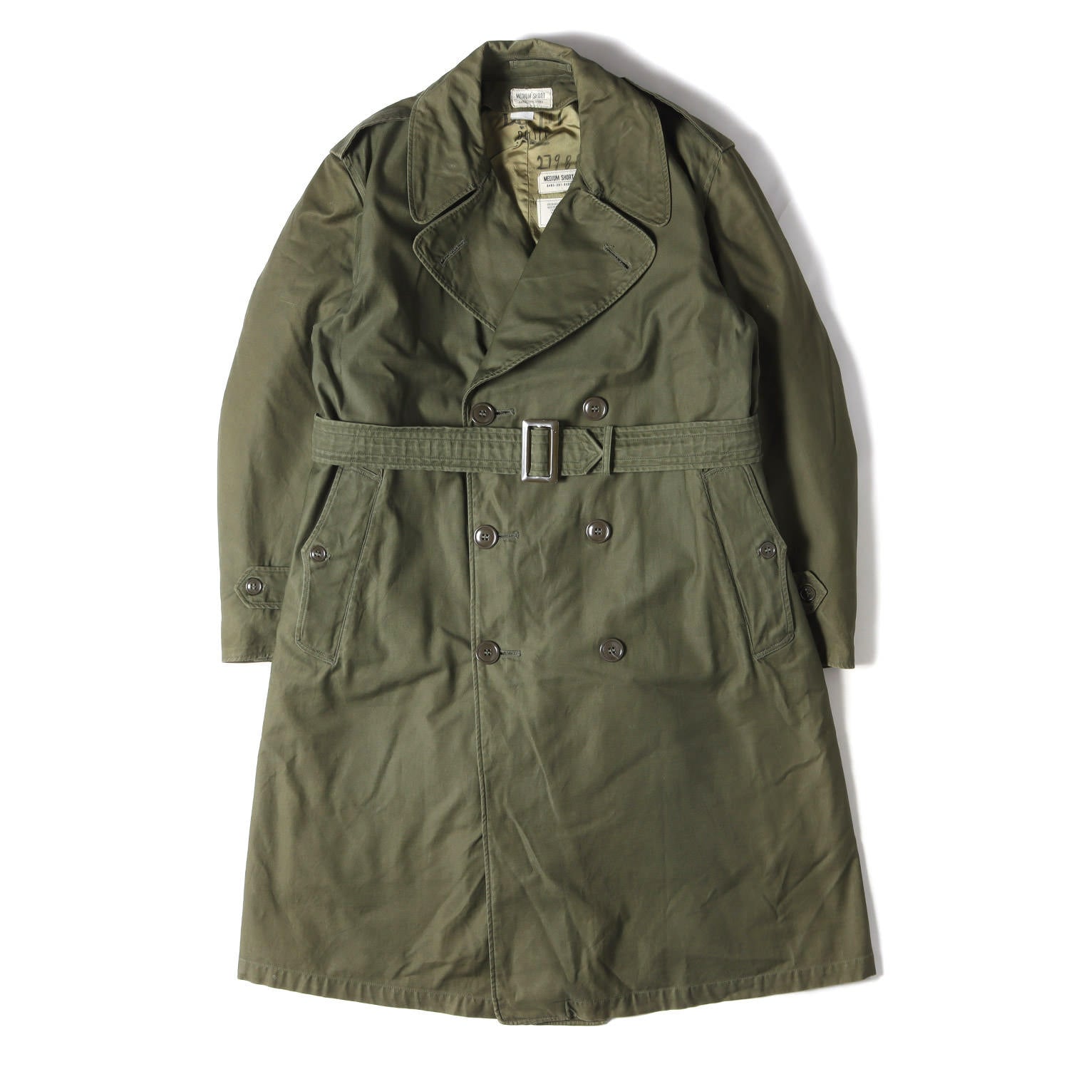 U.S.VINTAGE (U.S. ヴィンテージ) 50s U.S.ARMY ウールライナー付き コットンサテン オーバー コート / M-54  OVER COAT OG-107 - ブランド古着の通販・買取 | BEEGLE by Boo-Bee