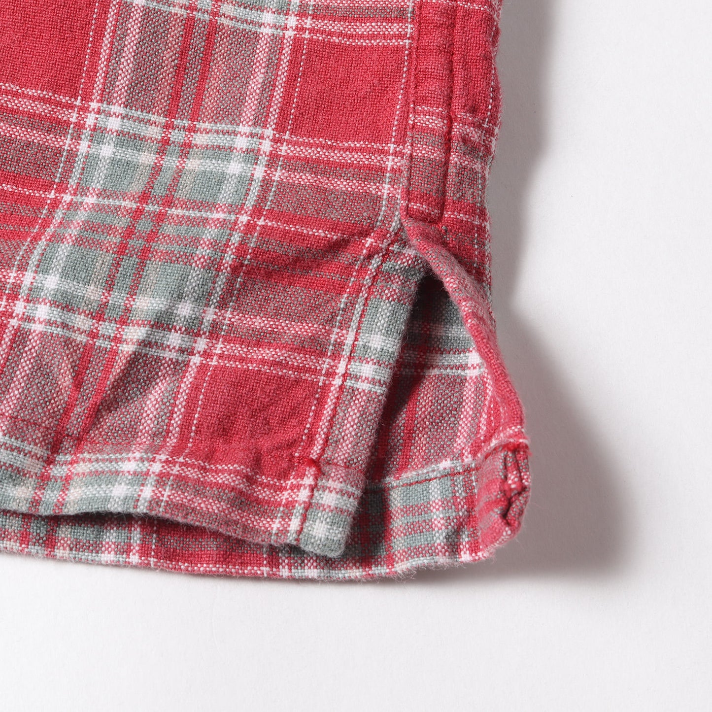 90s ワンポイント刺繍 チェック B.D シャツ (GREGGOR)