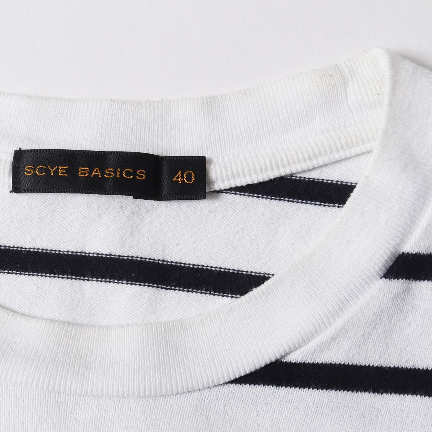 ボーダー クルーネック ポケットTシャツ (MPT-0282BM)