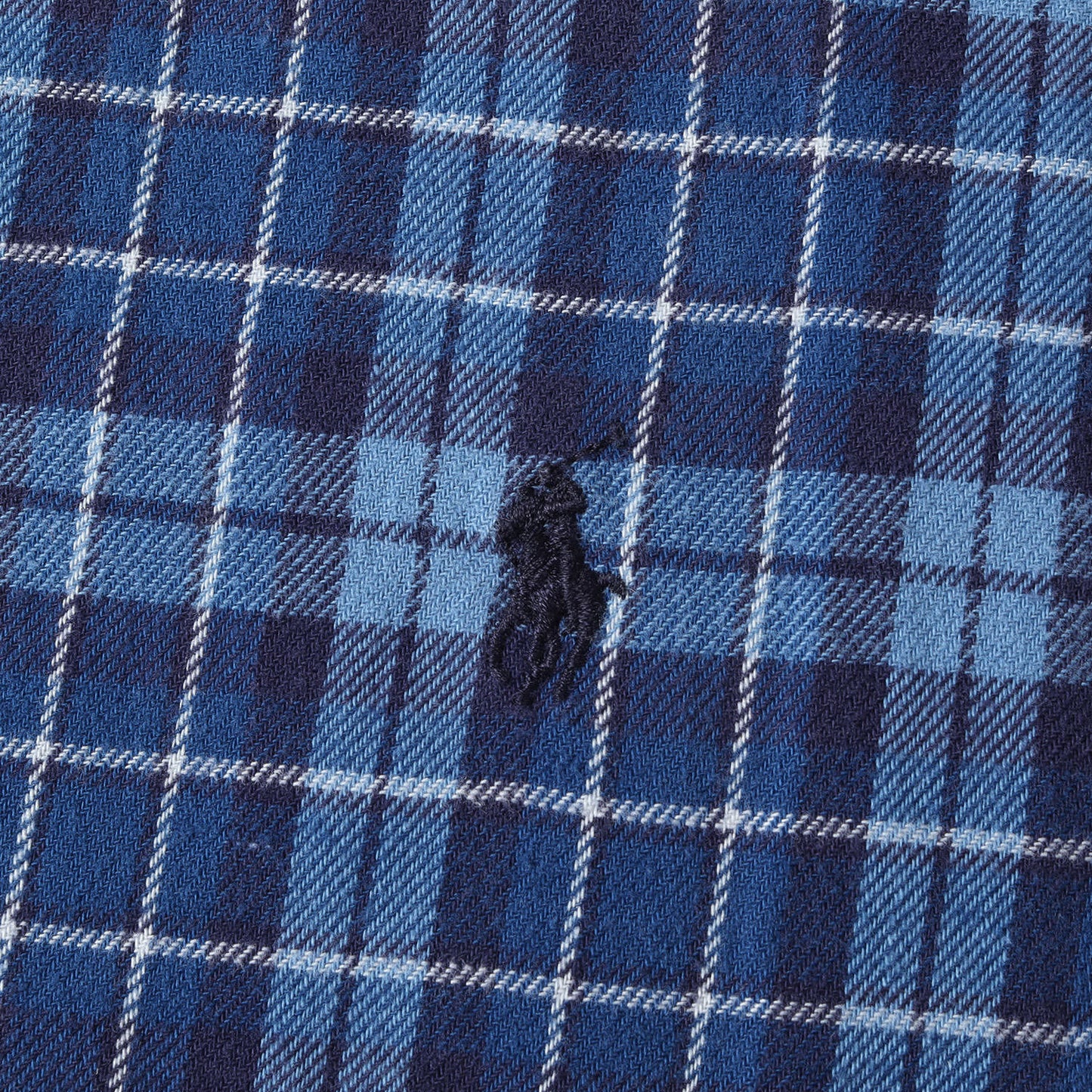 90s ワンポイント刺繍 チェック B.D フランネル シャツ (BLAKE)