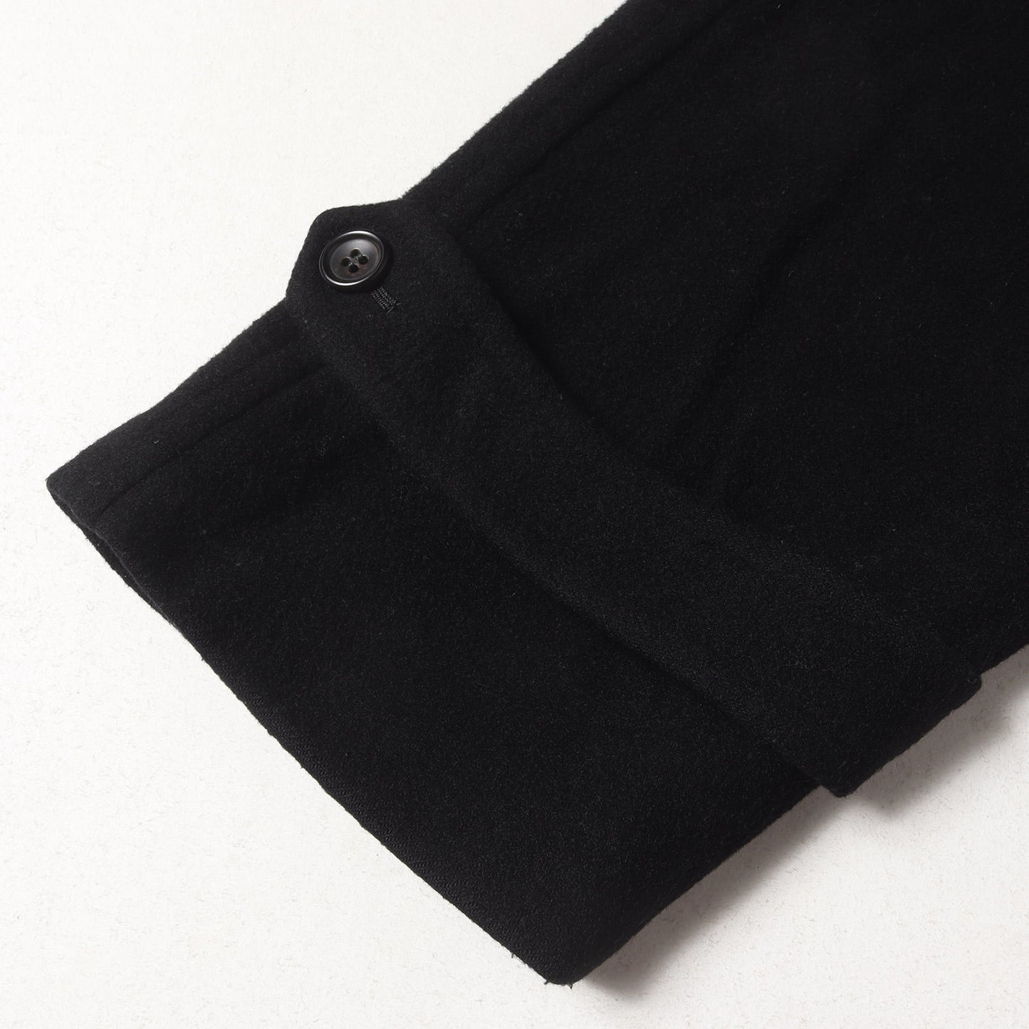 80s バックベルテッド ウール メルトン コート (PC-050140)