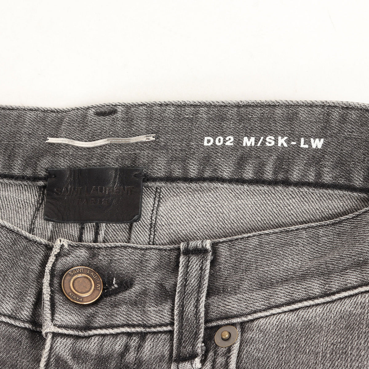 ウォッシュ加工 スキニー デニム パンツ (D02 M/SK-LW 344103 YM25R) / ジーンズ