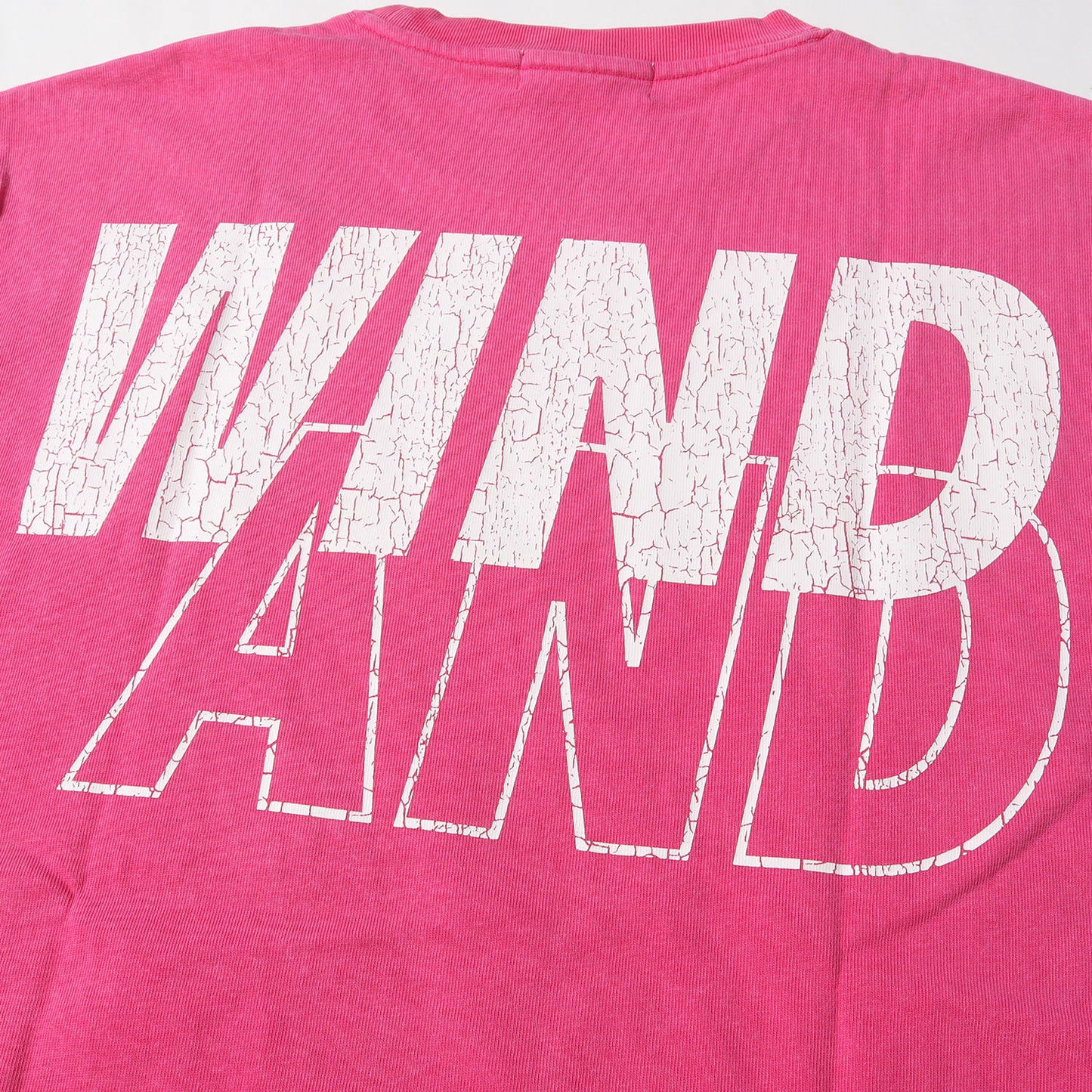 23SS ピグメントダイ クラック加工 ロゴ ヘビーウェイト Tシャツ (SEA CRACK P DYE TEE WDS-O-SEA-23-Q4-CS-01)