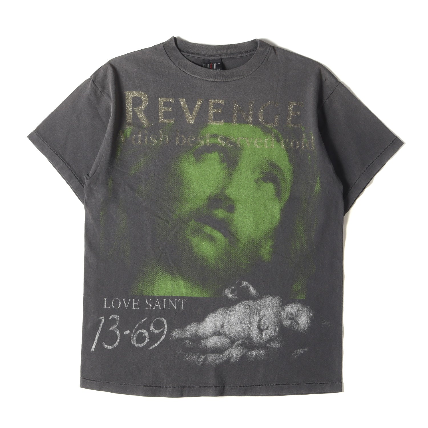 SAINT MICHAEL (セントマイケル) 23SS × BerBerJin × GReeeeN ヴィンテージ加工 オーバーサイズ Tシャツ  (S/S T-SHIRT REVENGE SM-S23-0000-035) / フェード – ブランド古着の通販・買取 | BEEGLE by  Boo-Bee