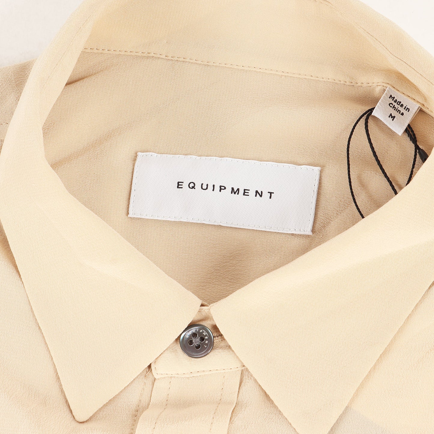 フラップポケット シルク ドレス シャツ (20-1-Q937-TP03883) / 長袖