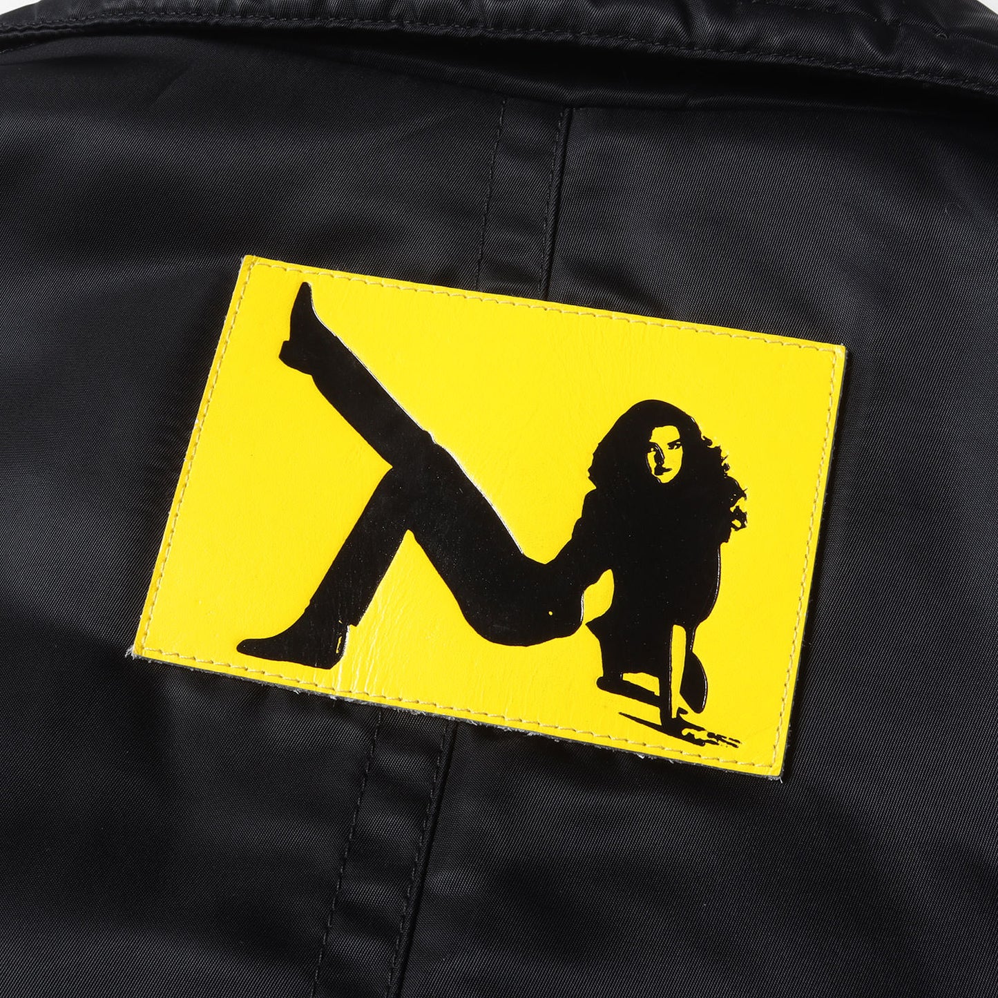 17AW ベルテッド ナイロン サテン パテッド ステンカラー コート (TRENCHCOAT 74MWCA18) / 中わた 205w39nyc