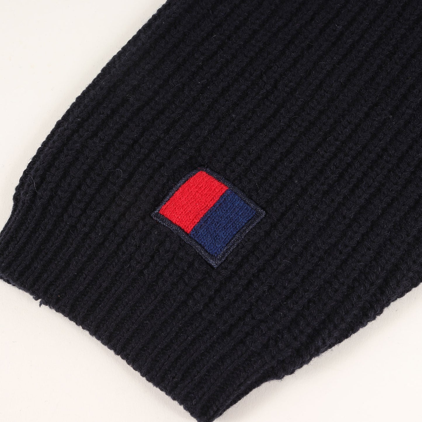 アフリカンフラッグ ワッペン 畔編み ウール ナイロン ニット / プルオーバー キレカジ