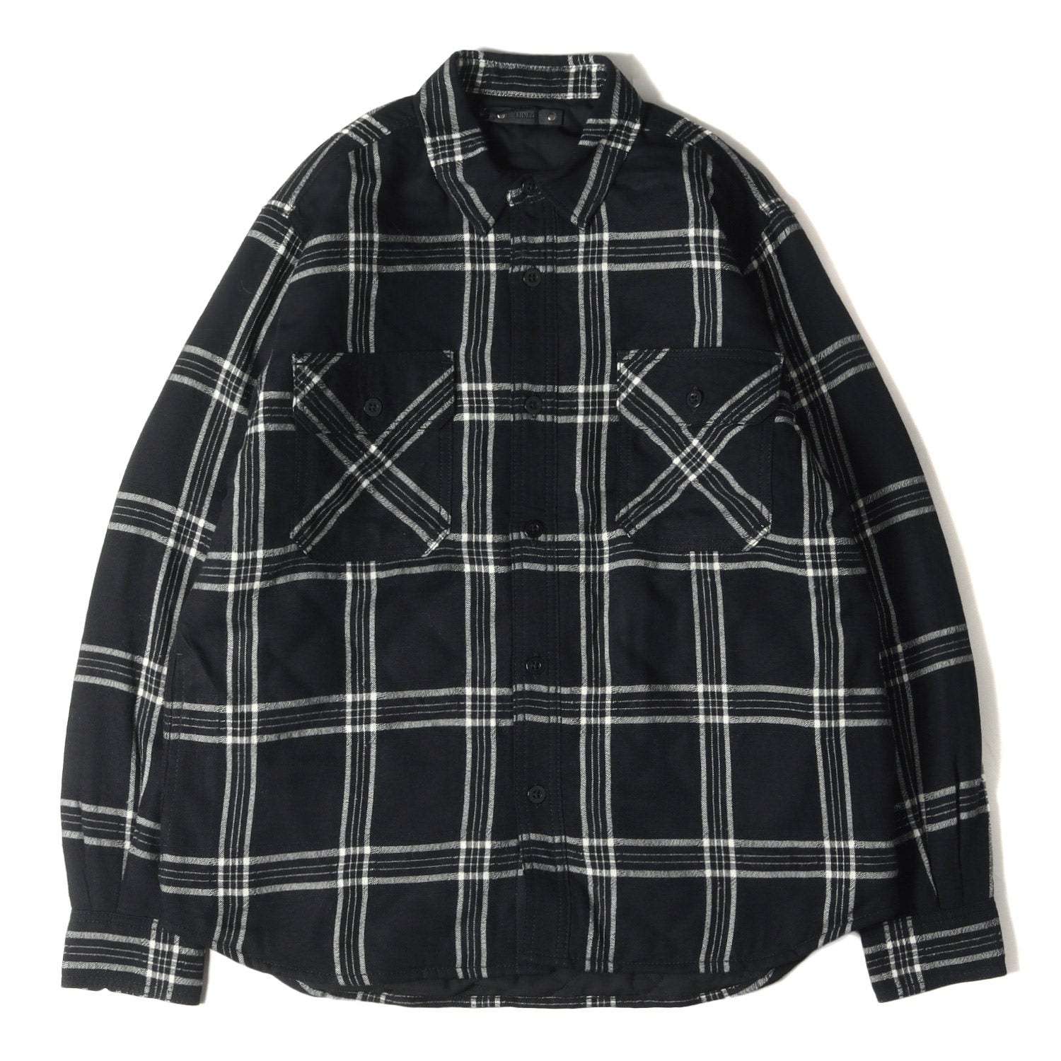 MINEDENIM マインデニム オーバーサイズ フランネル チェックシャツ