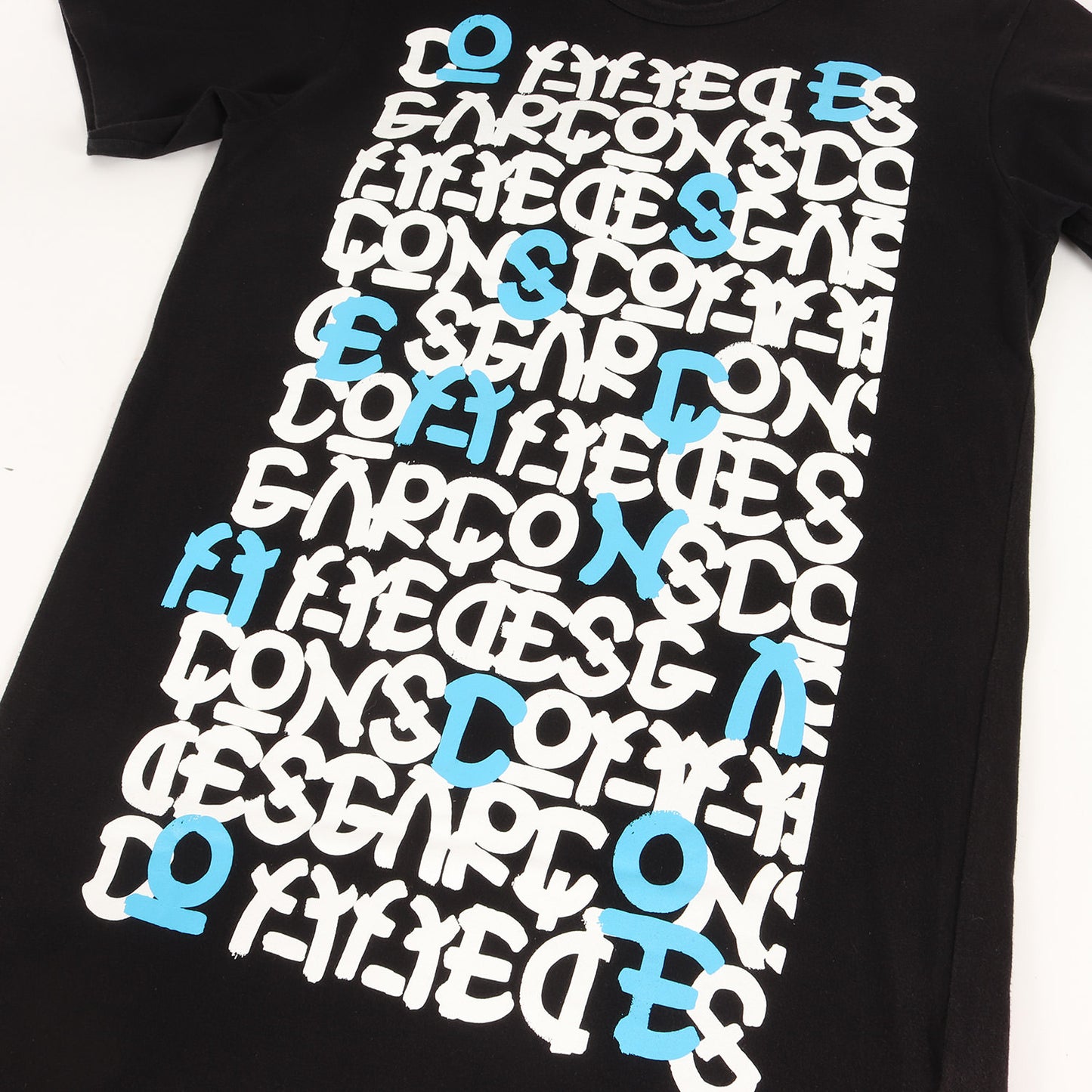 15SS グラフィック メッセージ ロゴ ロング Tシャツ (PO-T048) / デザイナーズ モード
