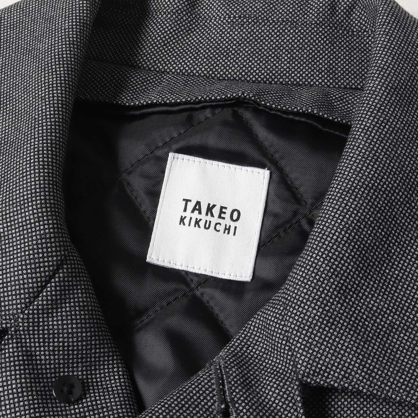 キルティング ライナー 付き ポリエステル シングル コート / ビジネス フォーマル