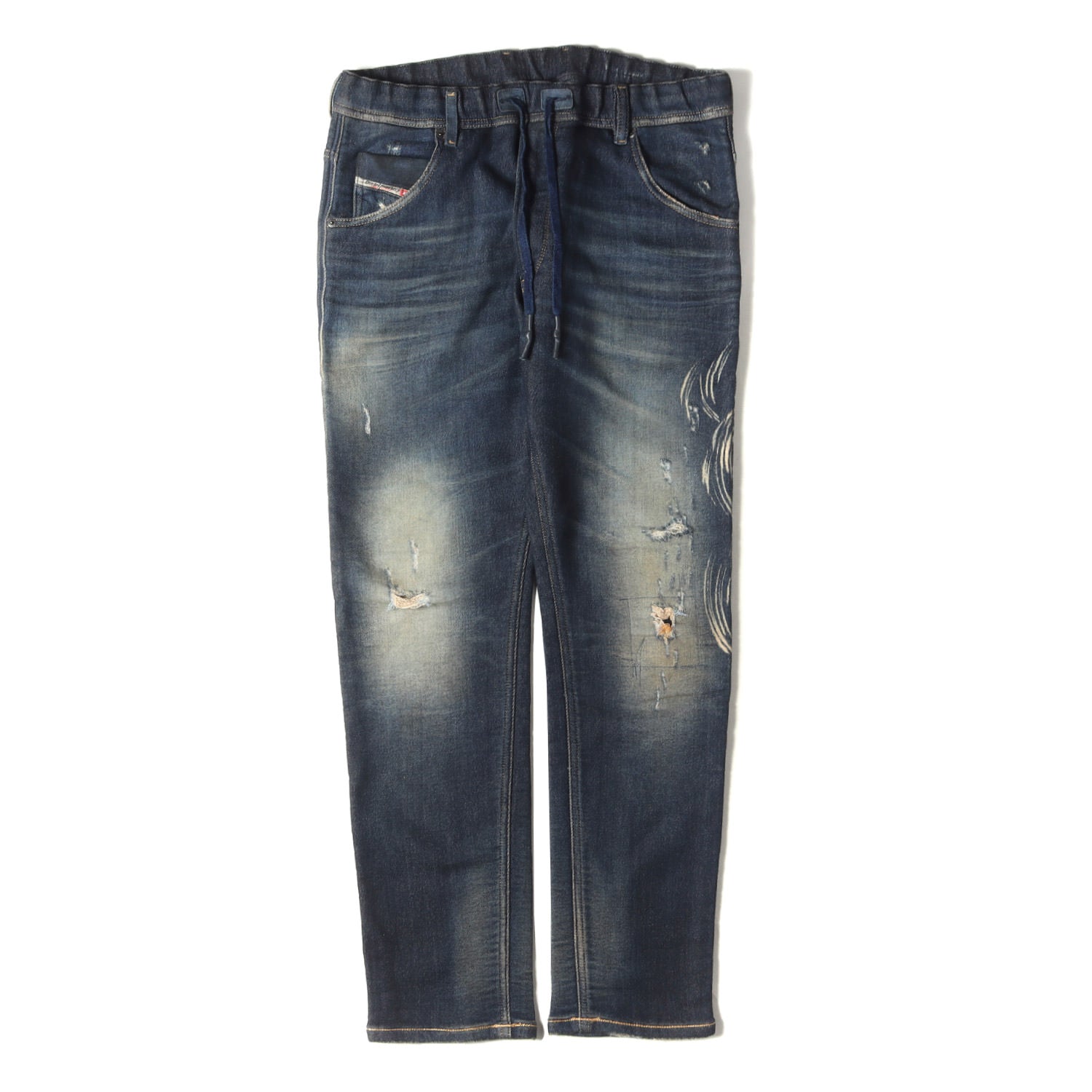 DIESEL (ディーゼル) ヴィンテージ加工 スウェット ジョグ デニム  