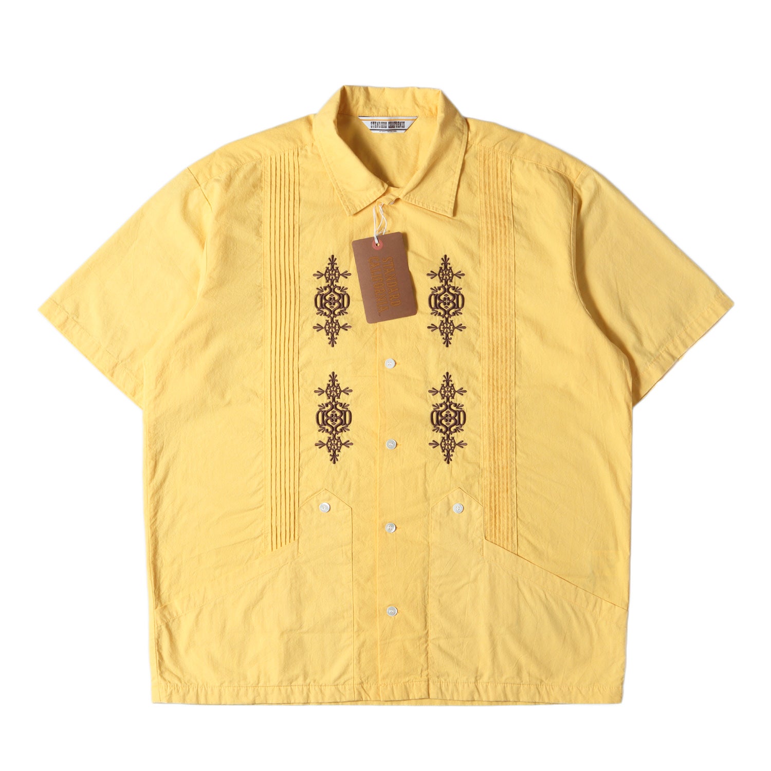 STANDARD CALIFORNIA (スタンダードカリフォルニア) 23SS SDCA ロゴ 刺繍 半袖 キューバ シャツ (SD  GUAYABERA SHIRT) – ブランド古着の通販・買取 | BEEGLE by Boo-Bee