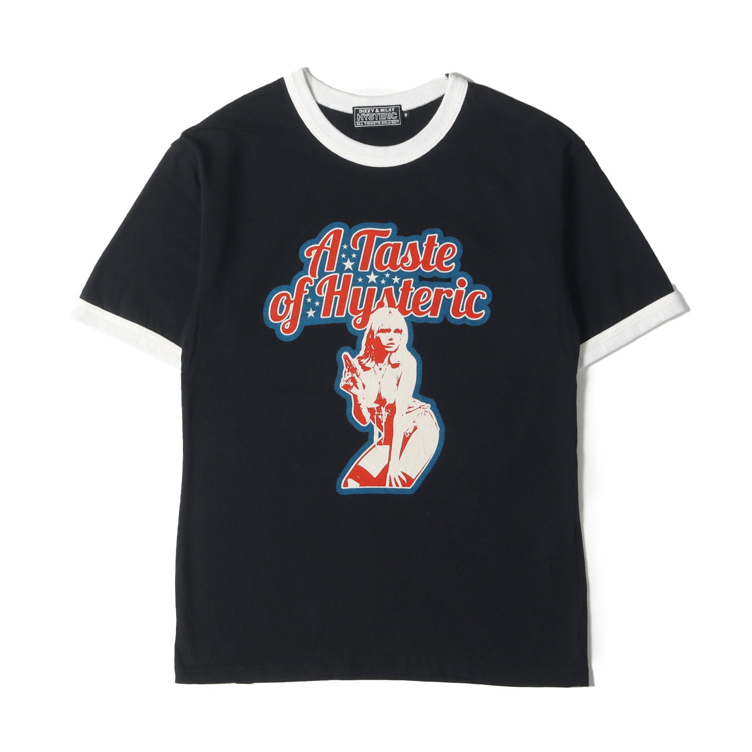 HYSTERIC GLAMOUR (ヒステリックグラマー) 23SS TASTE OF HYSTERIC トリム Tシャツ (02232CT08) /  ガール ウーマン ロゴ ゴスパンク – ブランド古着の通販・買取 | BEEGLE by Boo-Bee