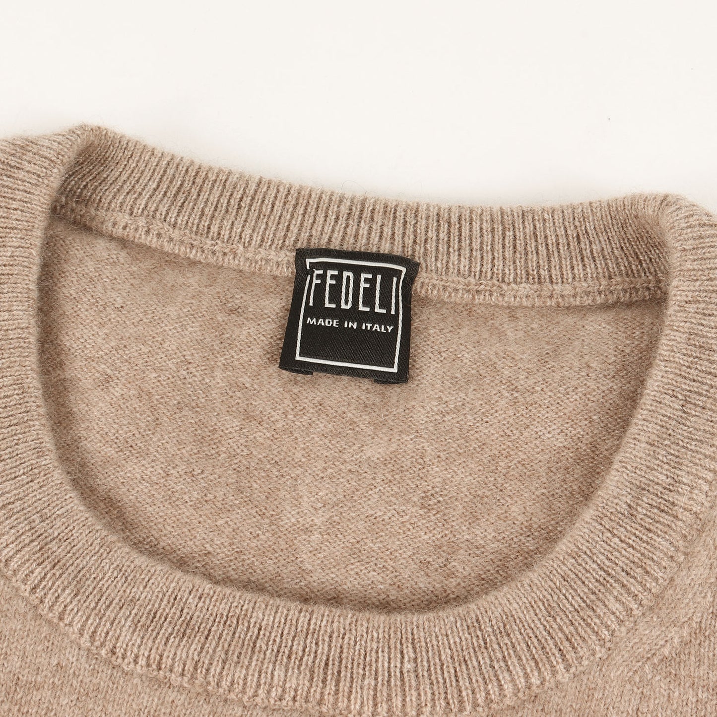 カシミヤ ウール クルーネック ニット / セーター プルオーバー ベーシック 無地 プレーン