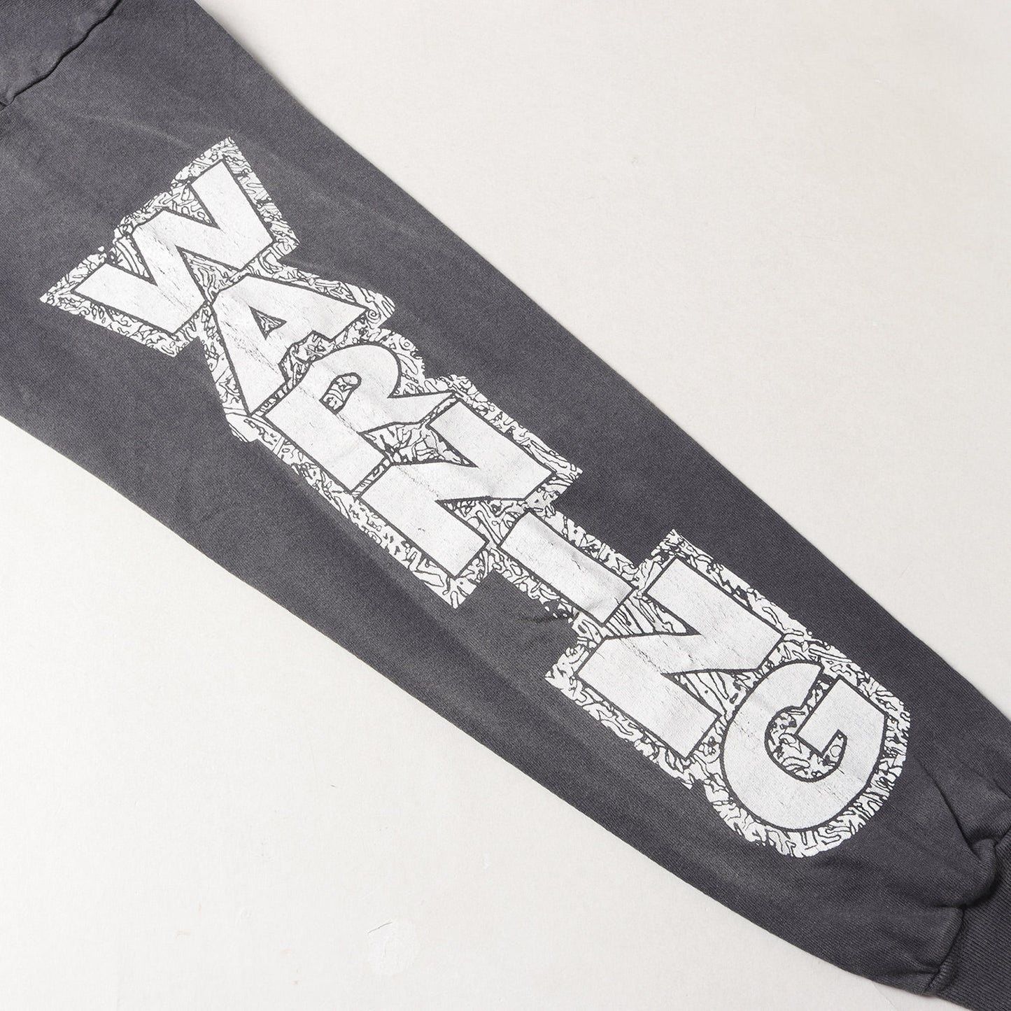 23AW ヴィンテージ加工 グラフィック ロングスリーブ Tシャツ (LS TEE/SURVIVE SM-A23-0000-006) / 長袖 ロンT フェード