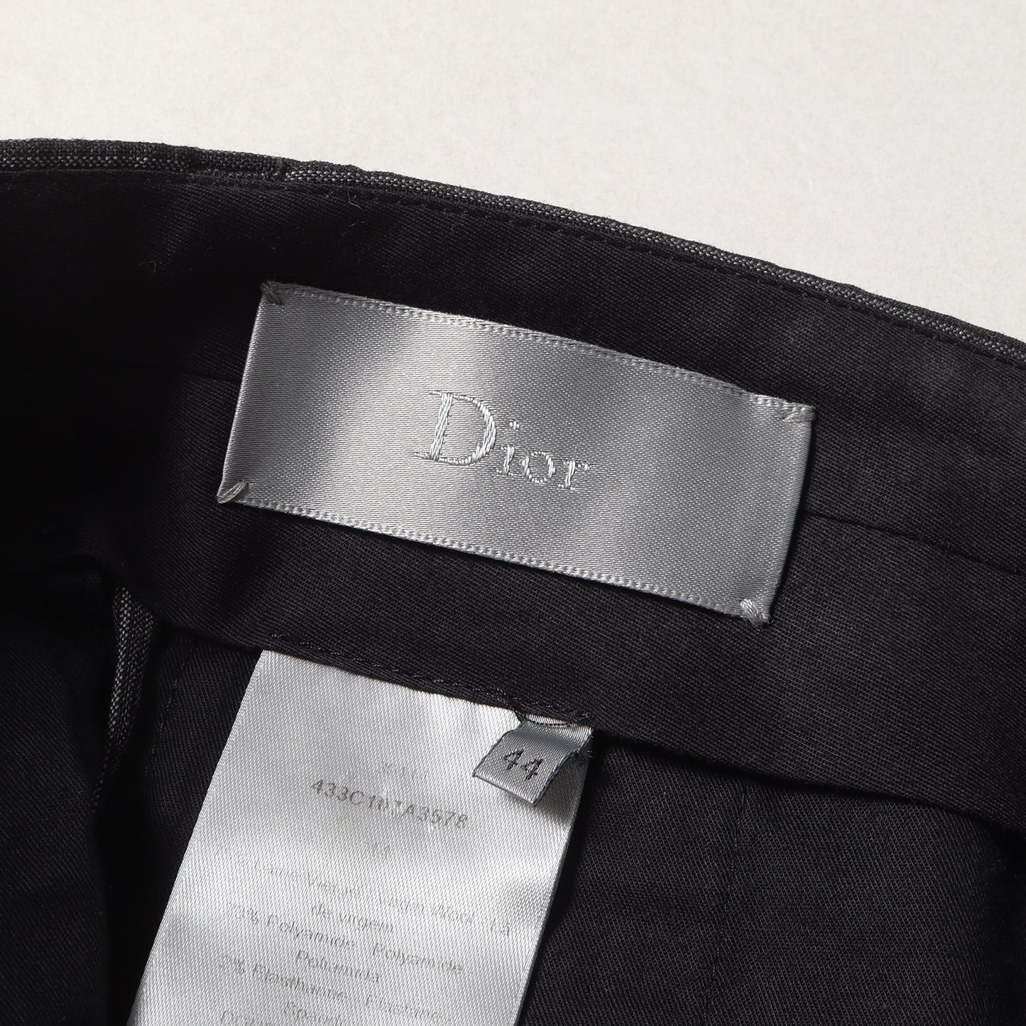 ストライプ ストレッチ ウール スラックス パンツ (433C107A3578) / トラウザー モード